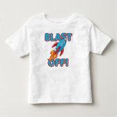 Aflevering van raketschild kinder shirts (Voorkant)