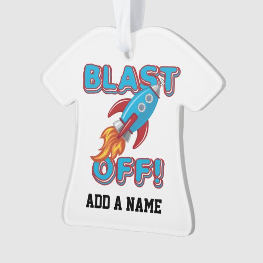 Aflevering van raketschild ornament (voorkant)