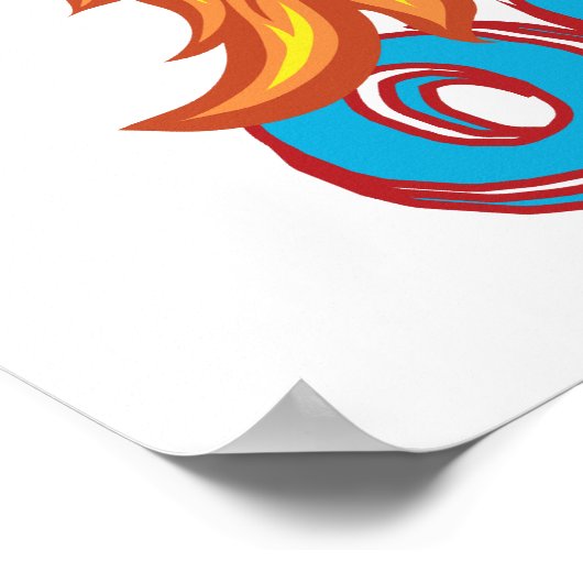 Aflevering van raketschild poster (Hoek)