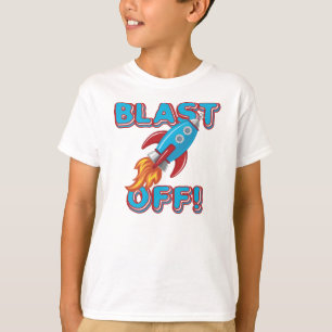 Aflevering van raketschild t-shirt