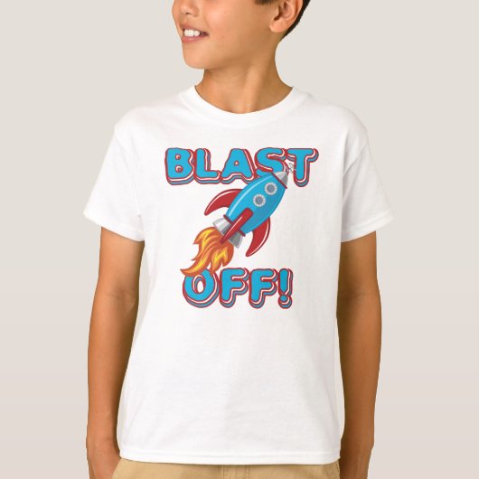 Aflevering van raketschild t-shirt (Voorkant)