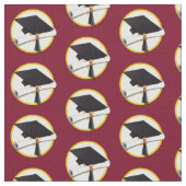 Aflooplampje met Diploma Fabric Stof (Close Up)