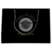 Aflooplampje op zwarte klasse van 20xx, aangepast groot cadeauzakje (Voorkant)