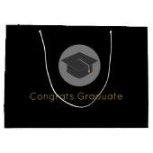 Aflooplampje op zwarte klasse van 20xx, aangepast groot cadeauzakje (Achterkant)