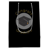 Aflooplampje op zwarte klasse van 20xx, aangepast medium cadeauzakje (Achterkant)