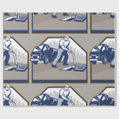 Aflooppapier voor trekchirurg cadeaupapier (Vlak)