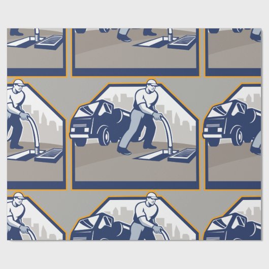 Aflooppapier voor trekchirurg cadeaupapier (Vlak)