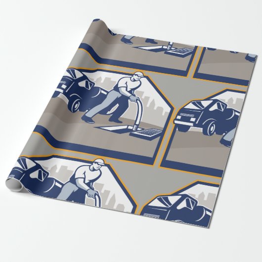 Aflooppapier voor trekchirurg cadeaupapier (Uitgerold)