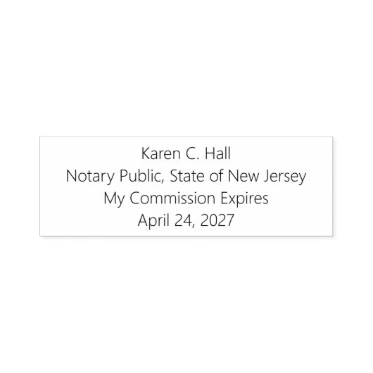 Aflopen van de persoonlijke notaris overheidscommi  zelfinktende stempel (Design)