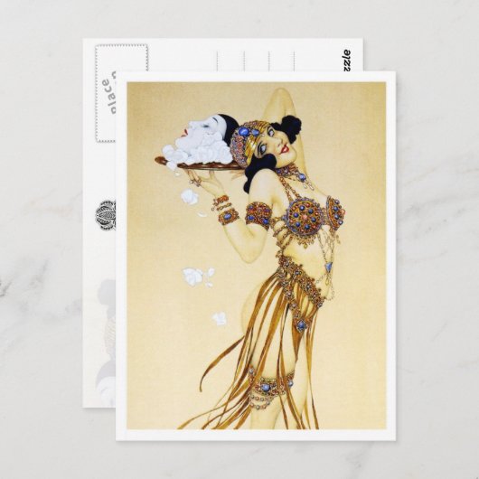 Aflopen - van de Pierrot's Love Series Briefkaart (Voorkant / Achterkant)