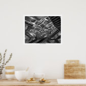 Aflopende paden poster (Keuken)