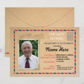 Aflossing Foto postkaart in ruste Uitnodiging (Voorkant / Achterkant)