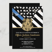 Aflossing politieagent kaart (Voorkant / Achterkant)