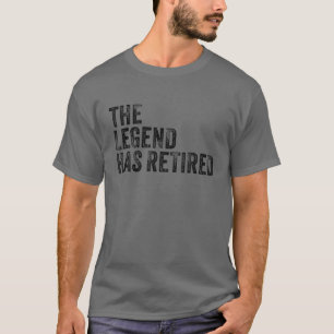 Aflossing van de legende heeft Baas Manager Fun in T-shirt