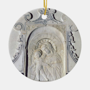 Aflossing van een Madonna en een kind (marmer) Keramisch Ornament