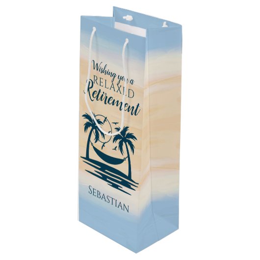 Aflossingstranspleet Wijn Cadeautas (Voorkant Gekanteld)