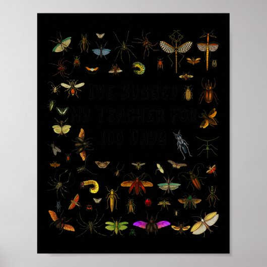 Afluisterde mijn leraar 100 dagen van school Kinde Poster (Voorkant)