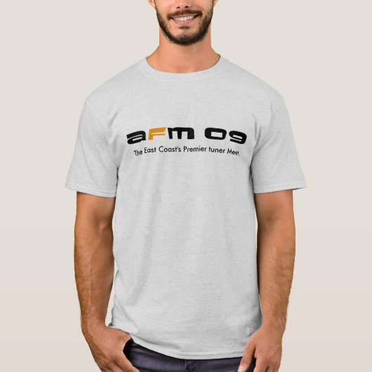 AFM Officieel Klassiek wit. T-shirt (Voorkant)