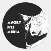 AFM Stickers - Zwart (Voorkant)