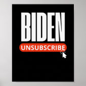 Afmelden Biden Trump inauguratiedag Poster (Voorkant)