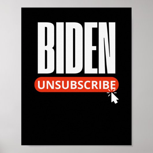 Afmelden Biden Trump inauguratiedag Poster (Voorkant)
