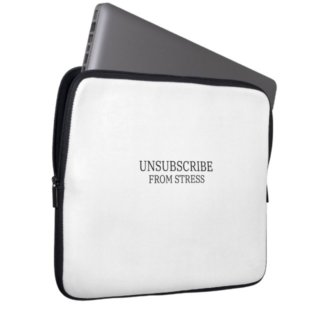 Afmelden van Stress Slanke Tech Laptop Hoes (Voorkant Rechts)