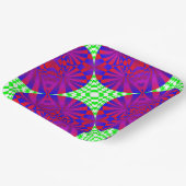 Afmetingen gevouwen door Kenneth Yoncich Papieren Bordje (Gebogen)