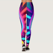 Afmetingen neontunnel leggings (Achterkant)