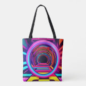 Afmetingen neontunnel tote bag (Achterkant)