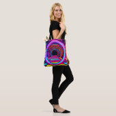 Afmetingen neontunnel tote bag (Op model)