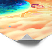 Afmetingen Onderliggend kind - Kleurrijke Vrouwen  Poster (Hoek)