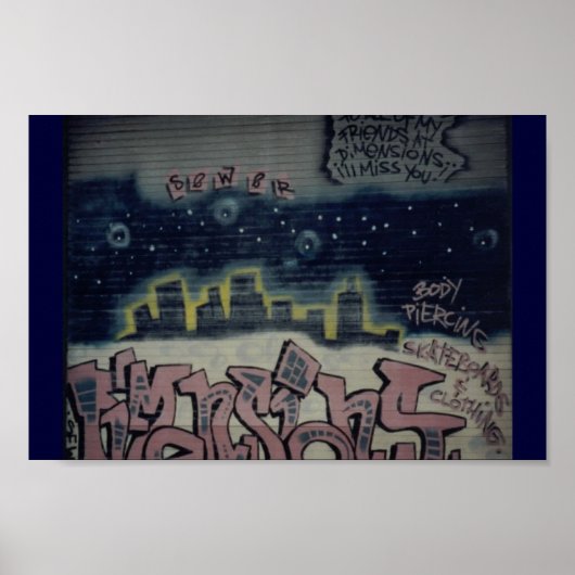 Afmetingen Poster (Voorkant)