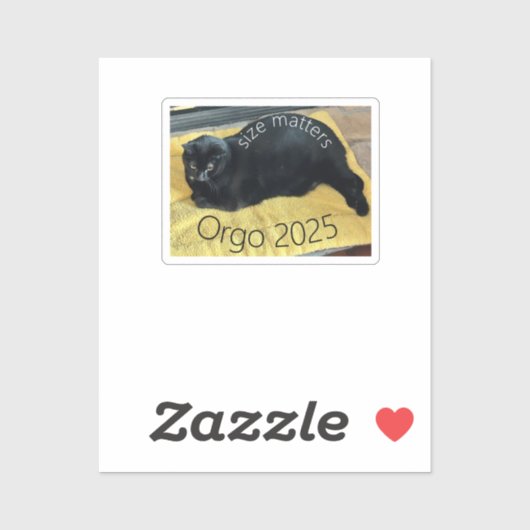 Afmetingen Sticker (Vel)