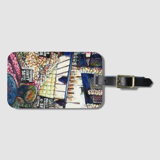 Afmetingen van Curiosity Bagagelabel (Voorkant (horizontaal))