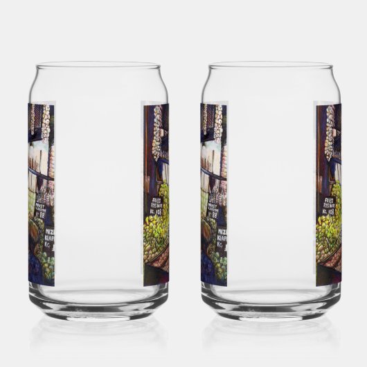 Afmetingen van Curiosity Blikvorm Glas (Links)