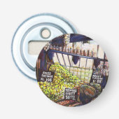 Afmetingen van Curiosity Button Flesopener (Voorkant)