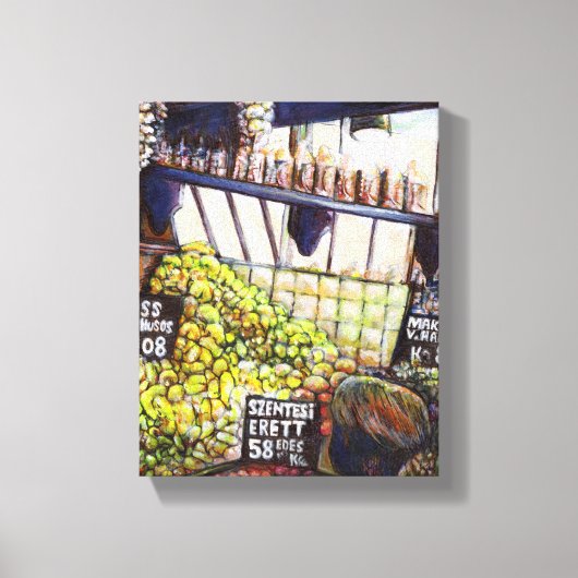 Afmetingen van Curiosity Canvas Afdruk (Voorkant)