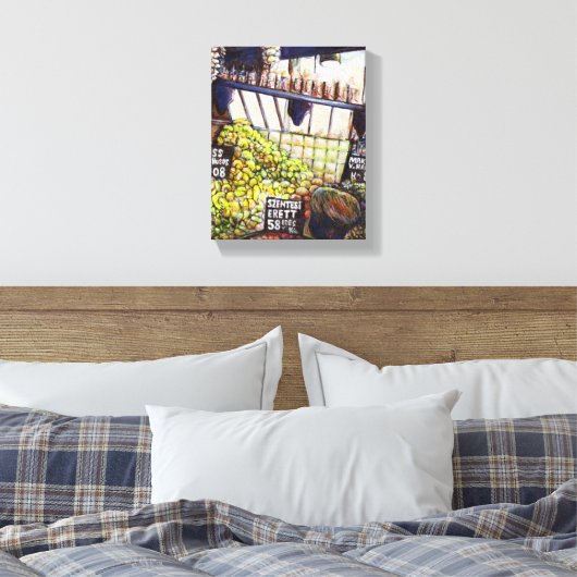 Afmetingen van Curiosity Canvas Afdruk (Insitu (Slaapkamer))