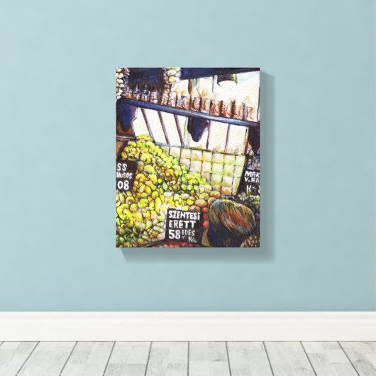 Afmetingen van Curiosity Canvas Afdruk (Insitu (Houten vloer))