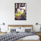 Afmetingen van Curiosity Canvas Afdruk (Insitu (Slaapkamer))