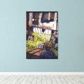 Afmetingen van Curiosity Canvas Afdruk (Insitu (Houten vloer))