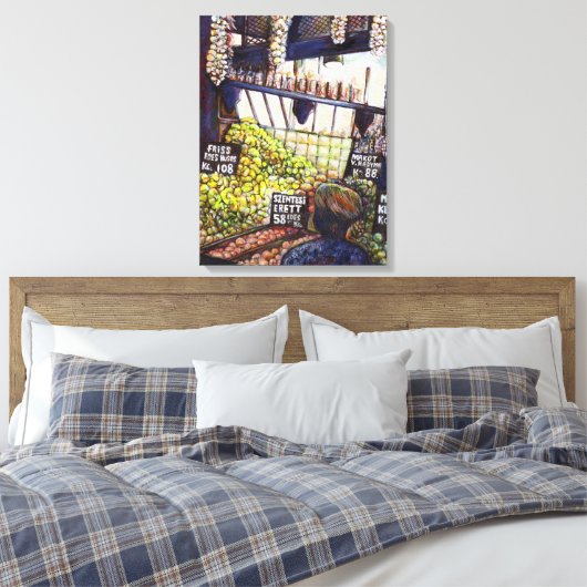 Afmetingen van Curiosity Canvas Afdruk (Insitu (Slaapkamer))