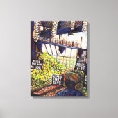 Afmetingen van Curiosity Canvas Afdruk (Voorkant)