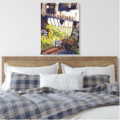 Afmetingen van Curiosity Canvas Afdruk (Insitu (Slaapkamer))