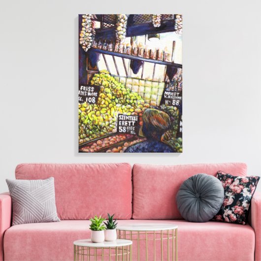 Afmetingen van Curiosity Canvas Afdruk (Insitu (Woonkamer))