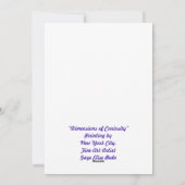 Afmetingen van Curiosity Feestdagenkaart (Achterkant)