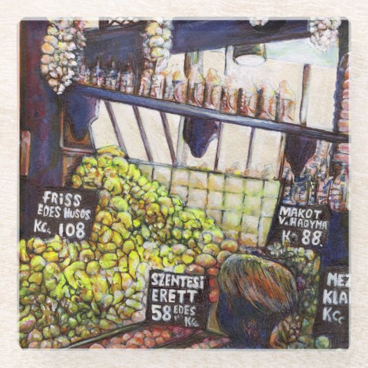 Afmetingen van Curiosity Glazen Onderzetter (Voorkant)