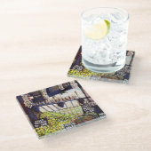 Afmetingen van Curiosity Glazen Onderzetter (Schuin)