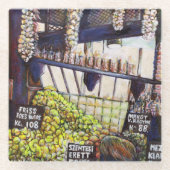 Afmetingen van Curiosity Glazen Onderzetter (Voorkant)