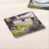 Afmetingen van Curiosity Kartonnen Onderzetters (Schuin)